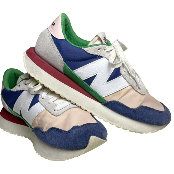 New Balance Women's 237 Sneakers - MoonShadow/Pink Haze WS237PB - Picture 6 of 13